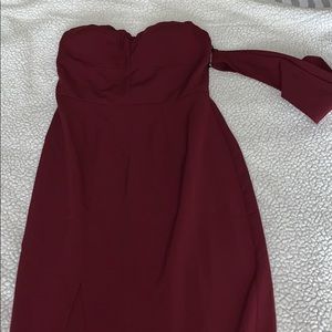 Maroon Formal Dress